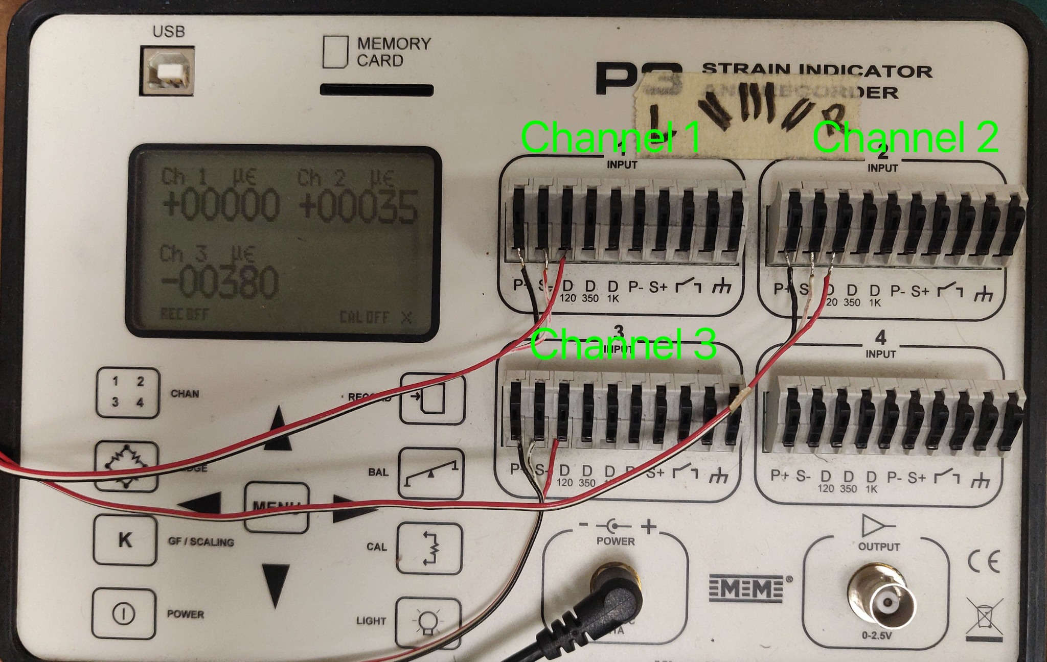 Strain Gauge Channels